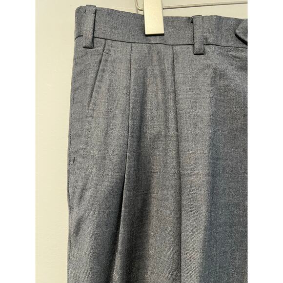 Brioni Moudi Super 150s Men's Pleated Dress Pants Gray Size 38R JP - Picture 7 of 14